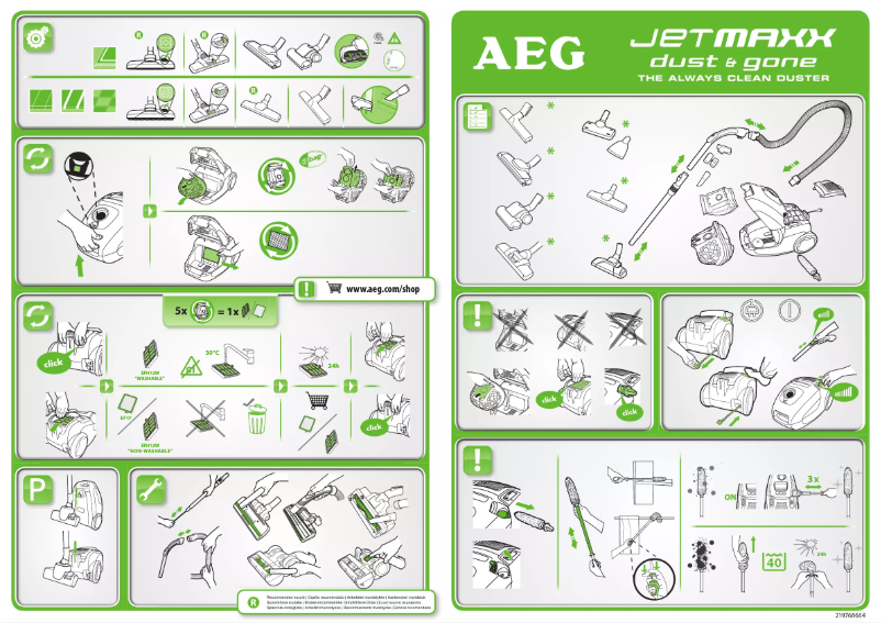 Página 1 del manual Manual de usuario AEG JetMaxx