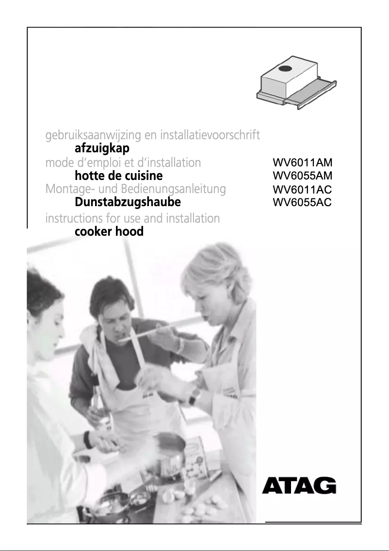 Page 1 de la notice Manuel utilisateur Atag WV6055A