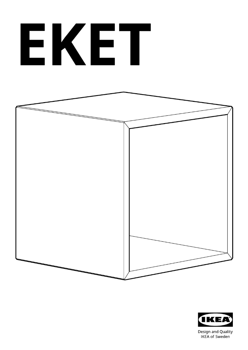 Page 1 de la notice Manuel utilisateur Ikea EKET 405.562.19