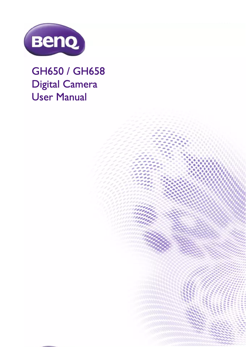 Página 1 del manual Manual de usuario BenQ GH650
