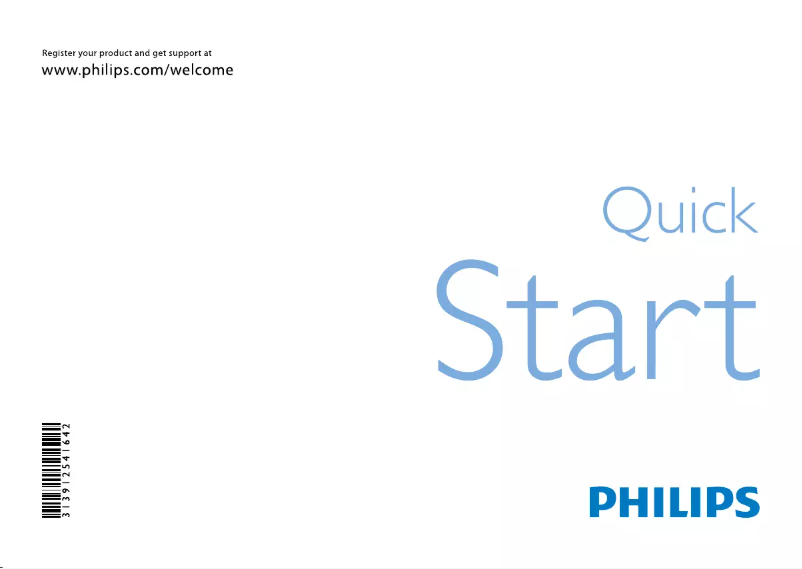 Page 1 of the manual User Manual Philips 46PFL6665D