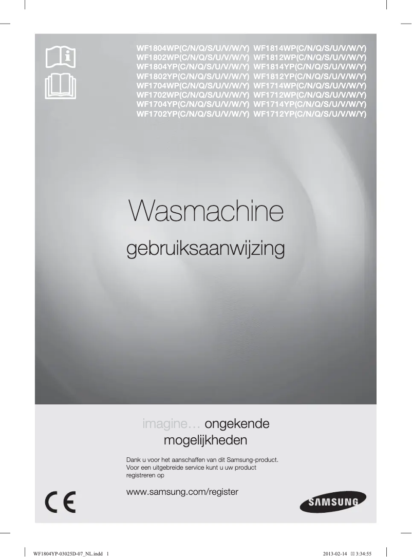 Página 1 del manual Manual de usuario Samsung WF1704YPC2