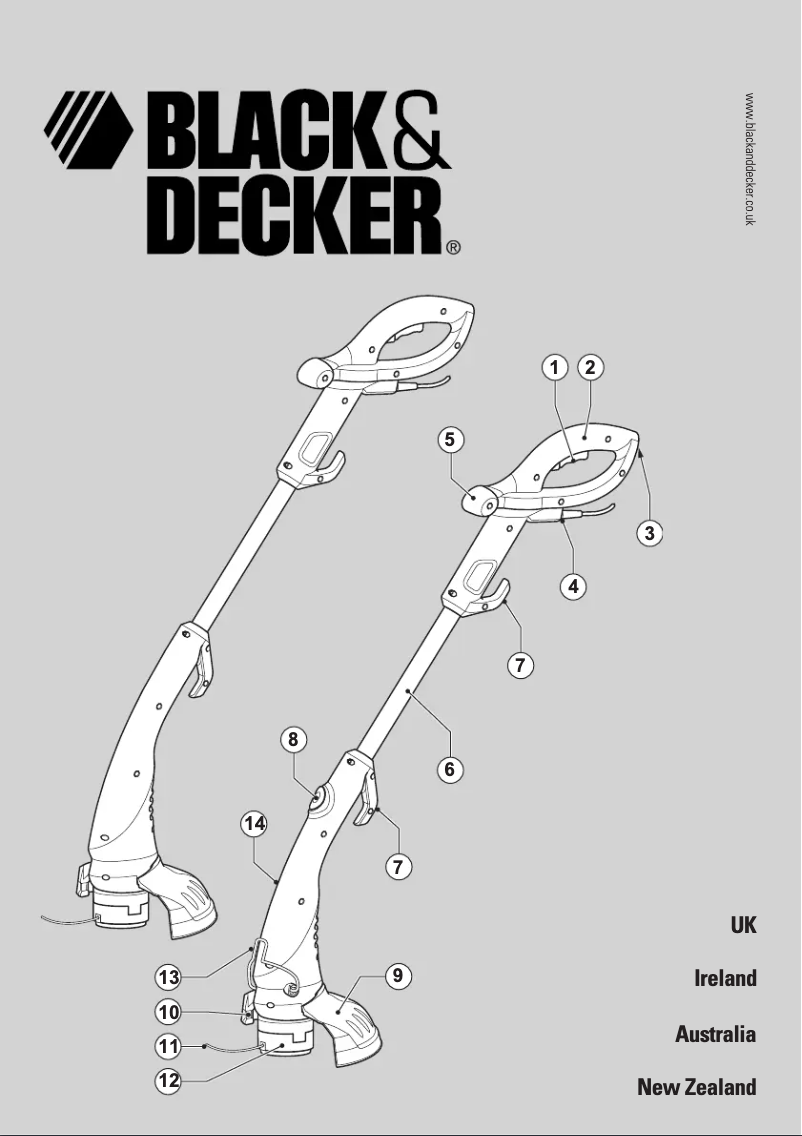 Page n°1 - Manuel utilisateur Black & Decker GL337SB