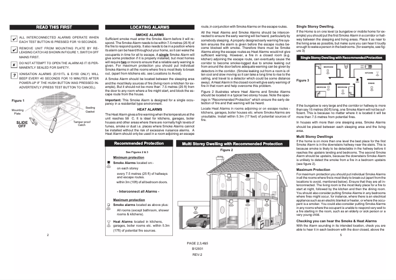 Página 1 del manual Manual de usuario Ei Electronics Ei156TLH
