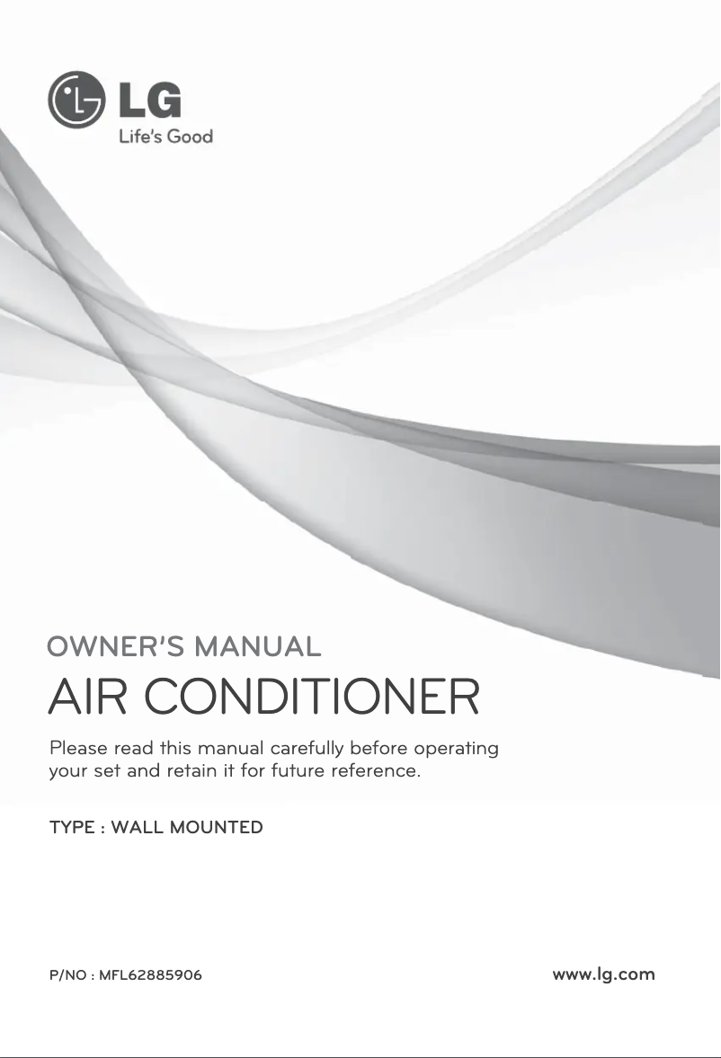 Page 1 de la notice Manuel utilisateur LG ASUW096HDW0