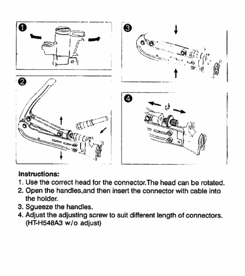 Page 1 de la notice Manuel utilisateur Monoprice 3357
