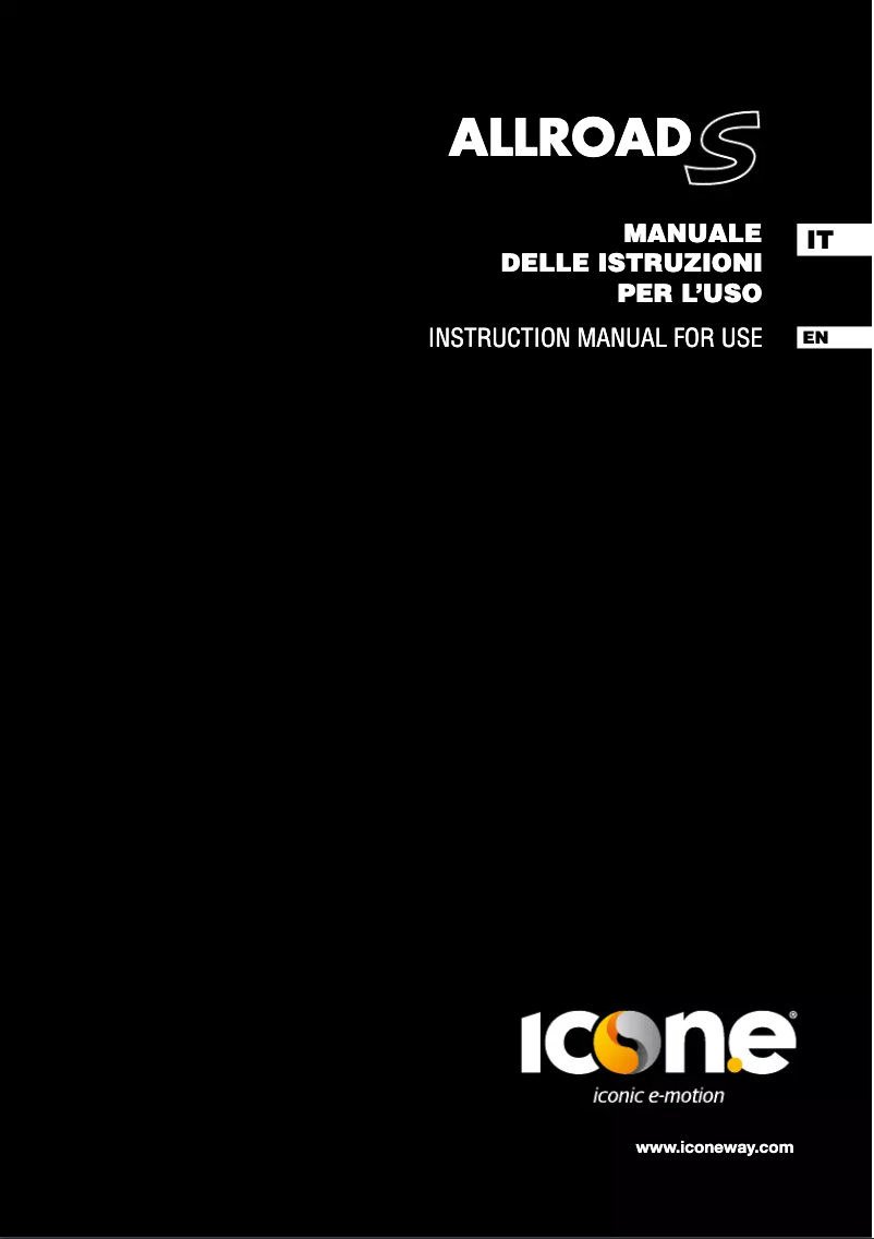 Page 1 de la notice Manuel utilisateur Icon.e Navy S