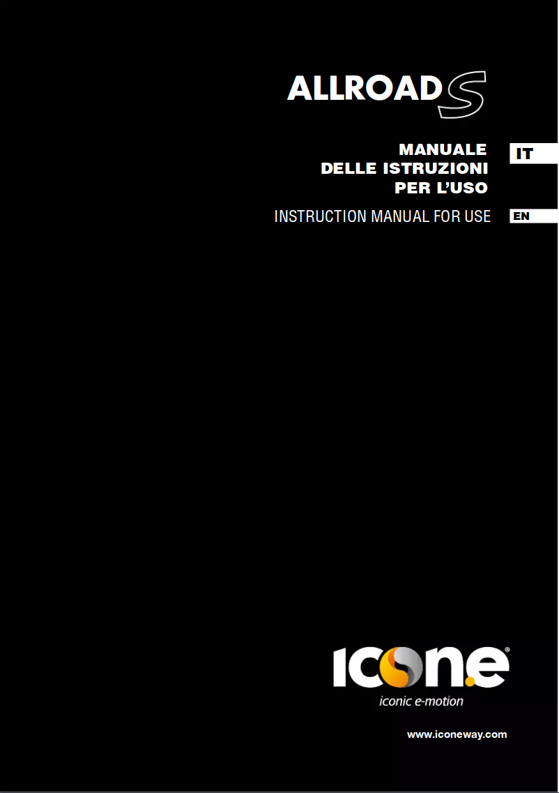 Page 1 de la notice Manuel utilisateur Icon.e Navy S