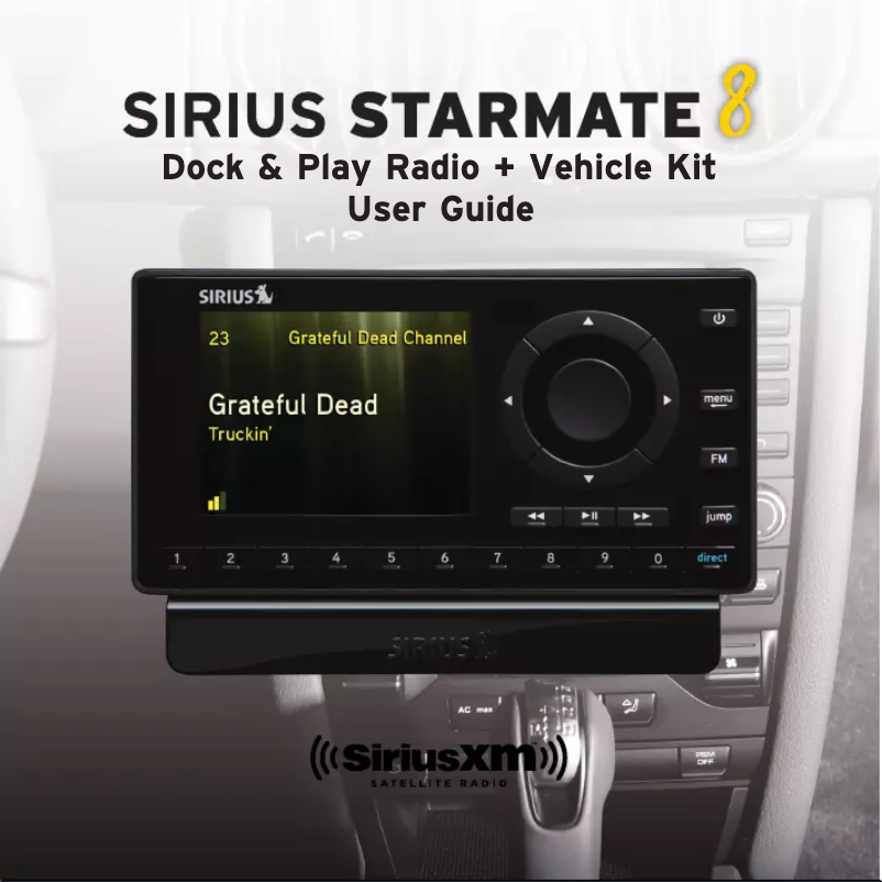 Page 1 de la notice Manuel utilisateur Sirius Starmate 8 SST8V1