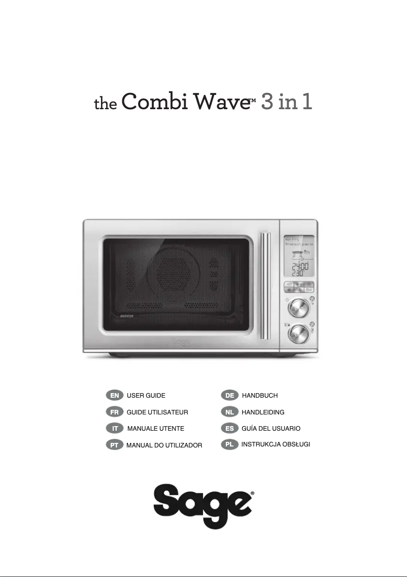 Página 1 del manual Manual de usuario Sage the Combi Wave 3 in 1 SMO870