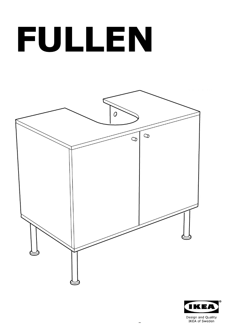 Page 1 de la notice Mode d'emploi Ikea FULLEN