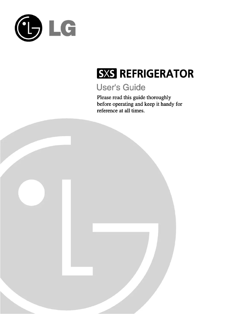 Page 1 de la notice Manuel utilisateur LG GR-P247TLQ