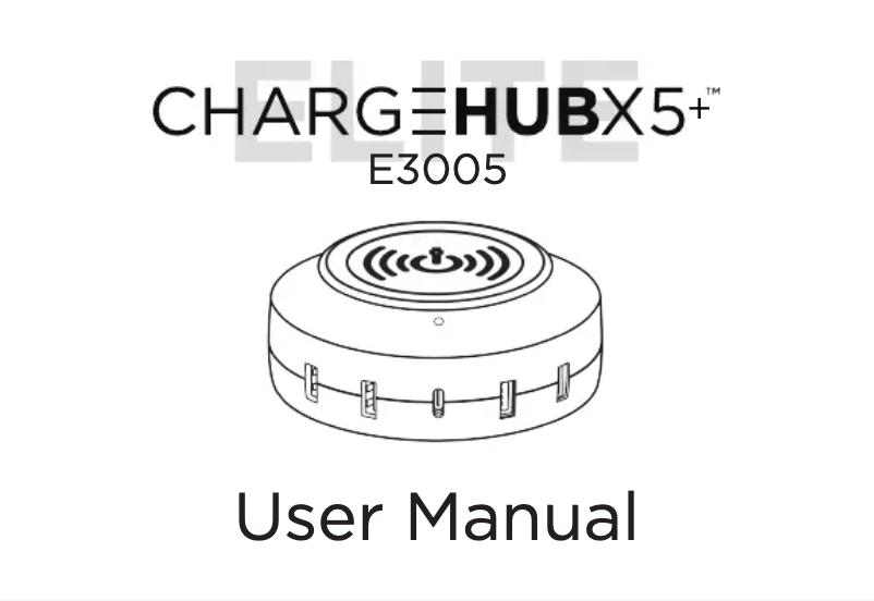 Page 1 de la notice Manuel utilisateur ChargeHub X5+