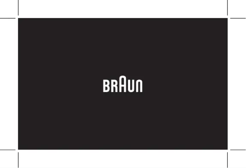 Page 1 de la notice Manuel utilisateur Braun BN0265