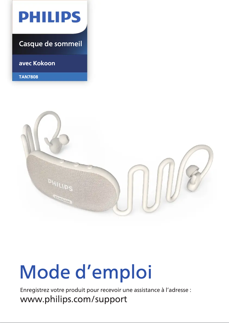 Page 1 de la notice Manuel utilisateur Philips TAN7808