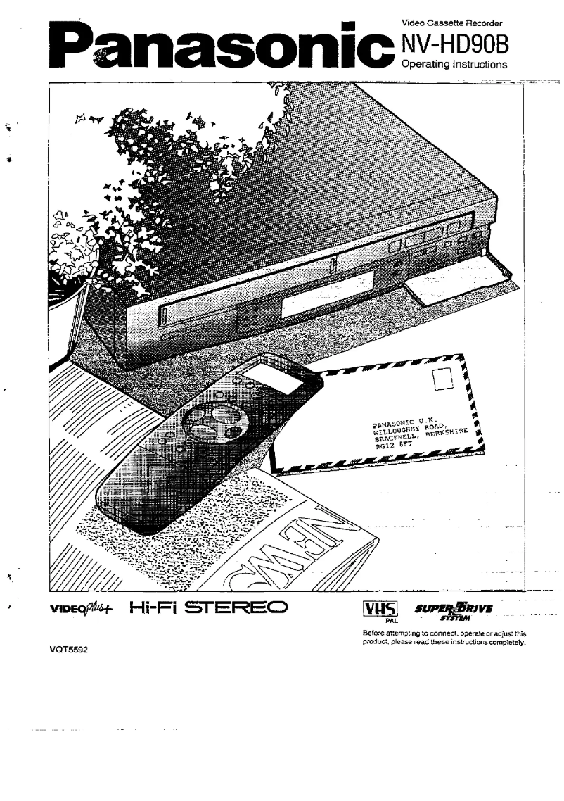 Página 1 del manual Manual de usuario Panasonic NV-HD90B