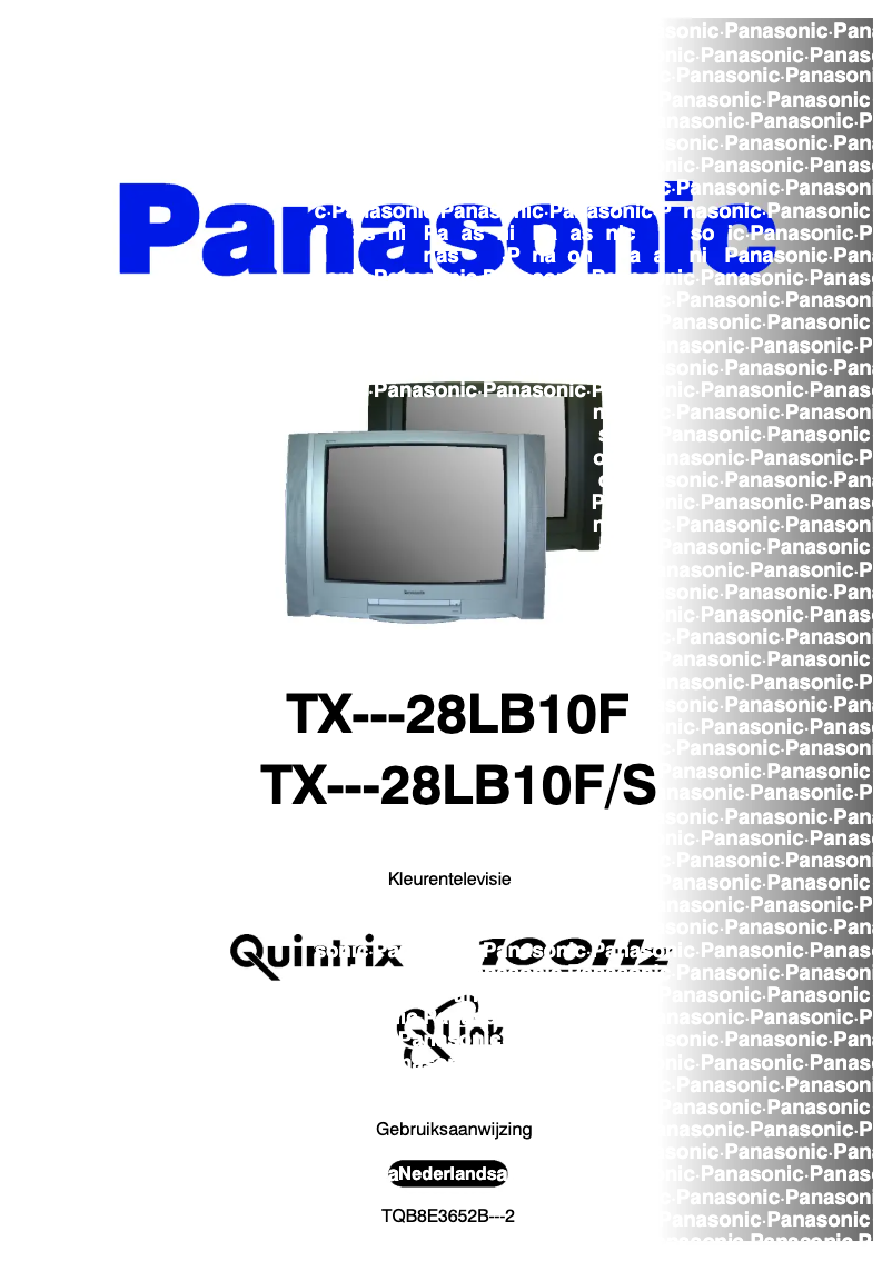 Page 1 de la notice Manuel utilisateur Panasonic TX-28LB10FS