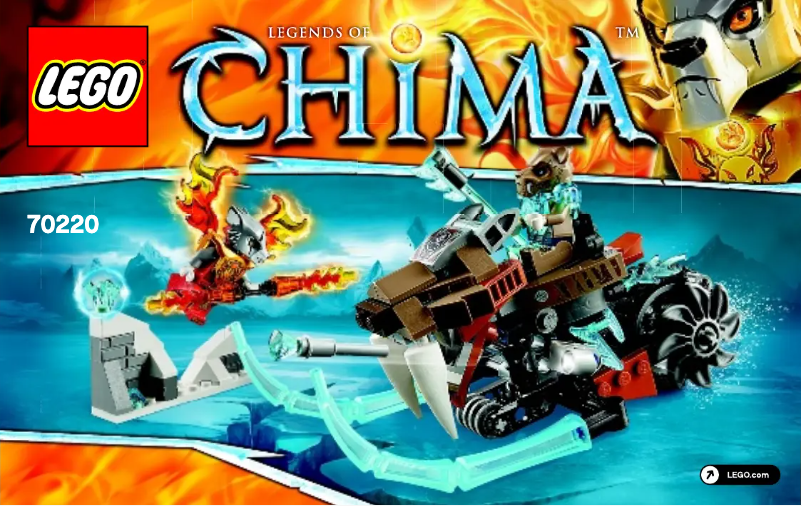 Page 1 de la notice Manuel utilisateur Lego Chima 70220