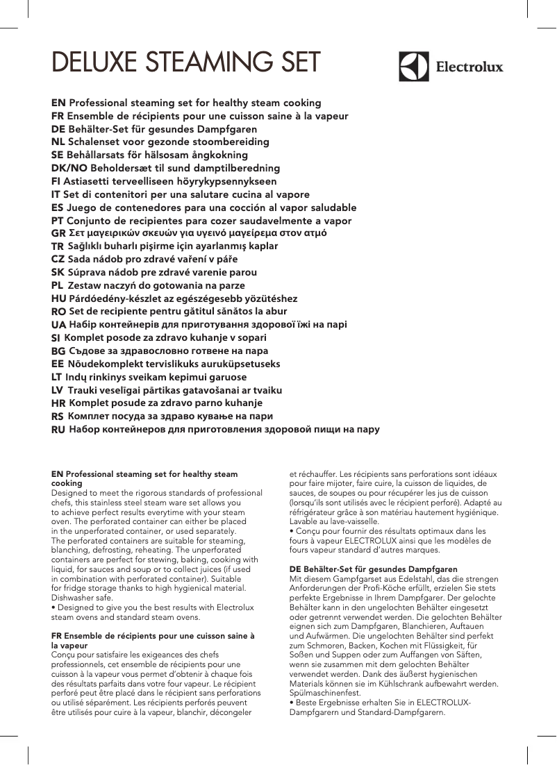 Página 1 del manual Manual de usuario AEG E9OOGC23