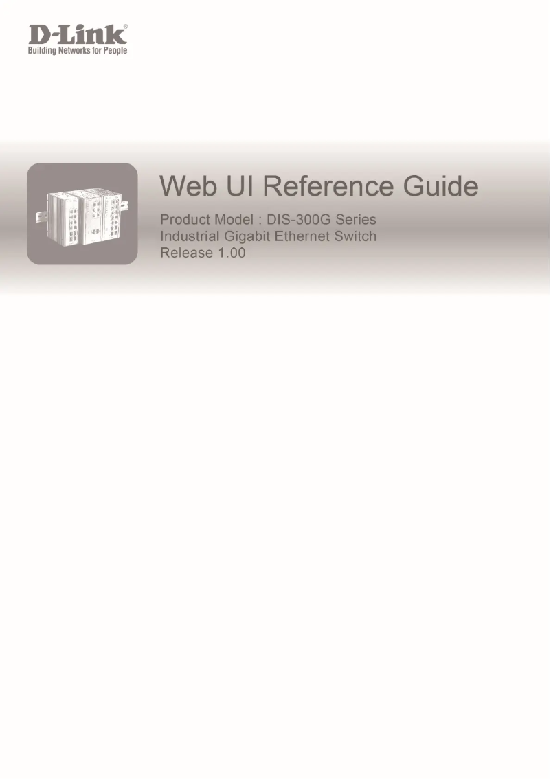Page 1 de la notice Manuel utilisateur D-Link DIS-300G-12SW