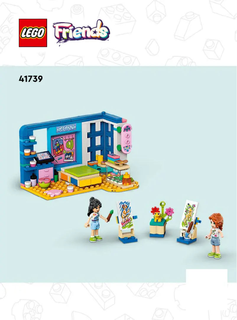 Page 1 of the manual Visual Instructions Lego Friends 41739