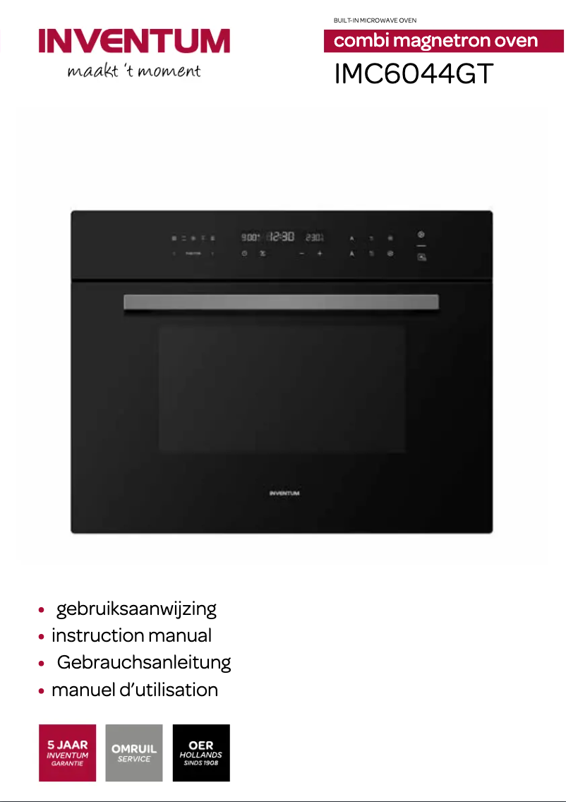 Página 1 del manual Manual de usuario Inventum IMC6044GT