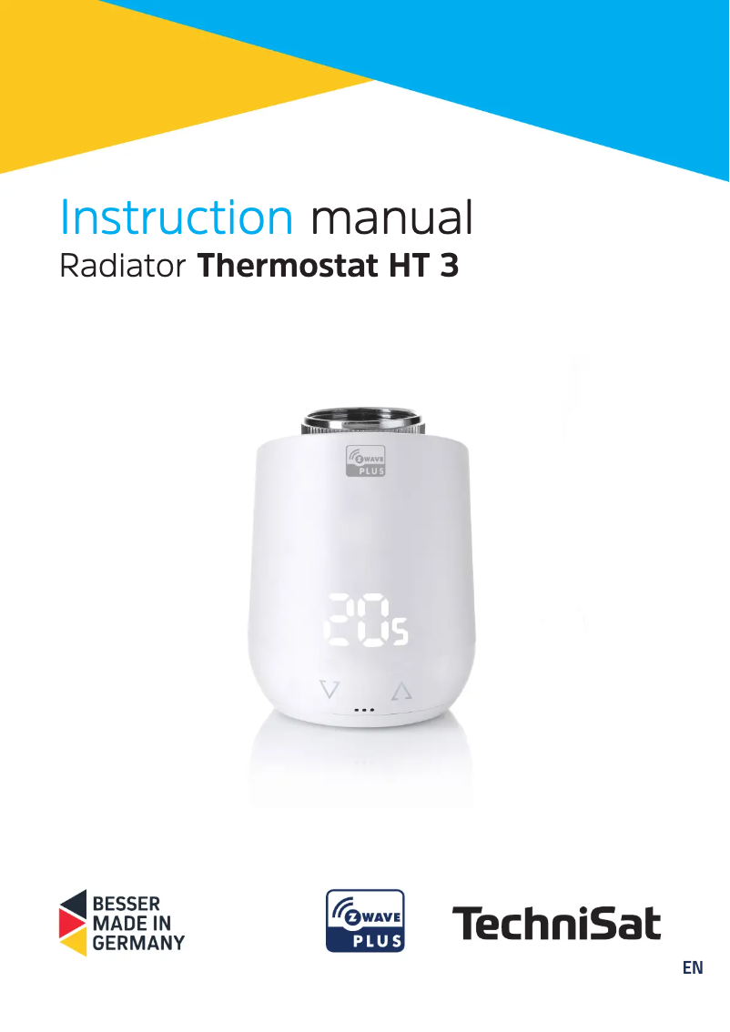 Page 1 de la notice Manuel utilisateur TechniSat Thermostat HT 3