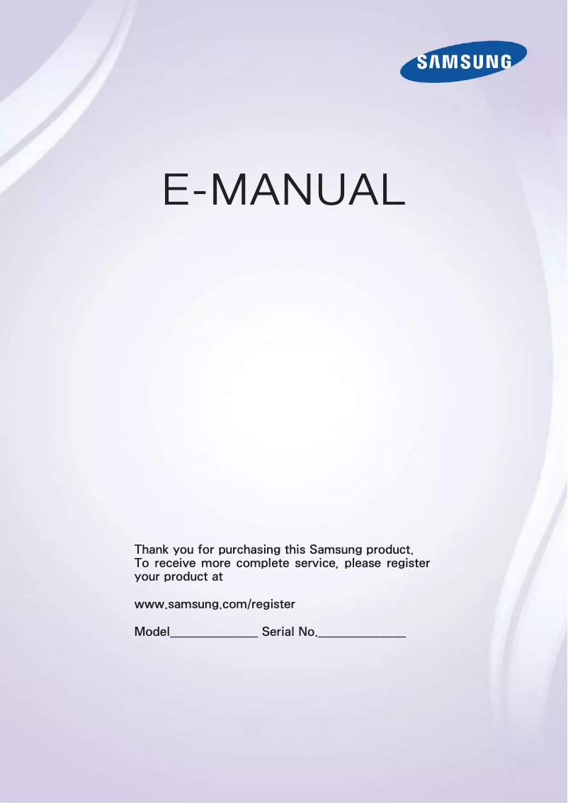 Página 1 del manual Manual de usuario Samsung UA75F8000AR