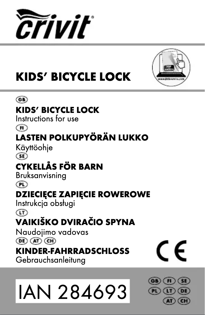 Página 1 del manual Manual de usuario Crivit IAN 284693