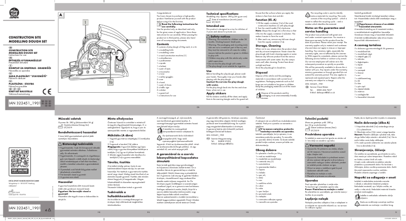 Page 1 de la notice Manuel utilisateur Playtive IAN 322451