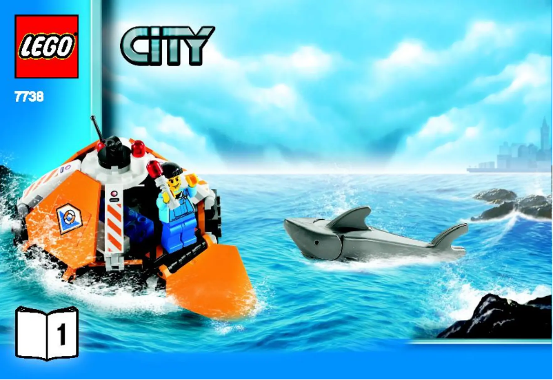 Page 1 de la notice Manuel utilisateur Lego Coast Guard Helicopter & Life Raft