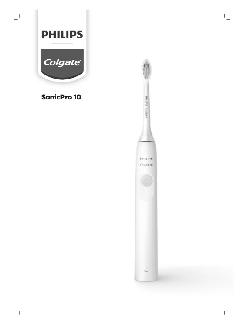 Página 1 del manual Manual de usuario Philips Colgate SonicPro 10 PC0810