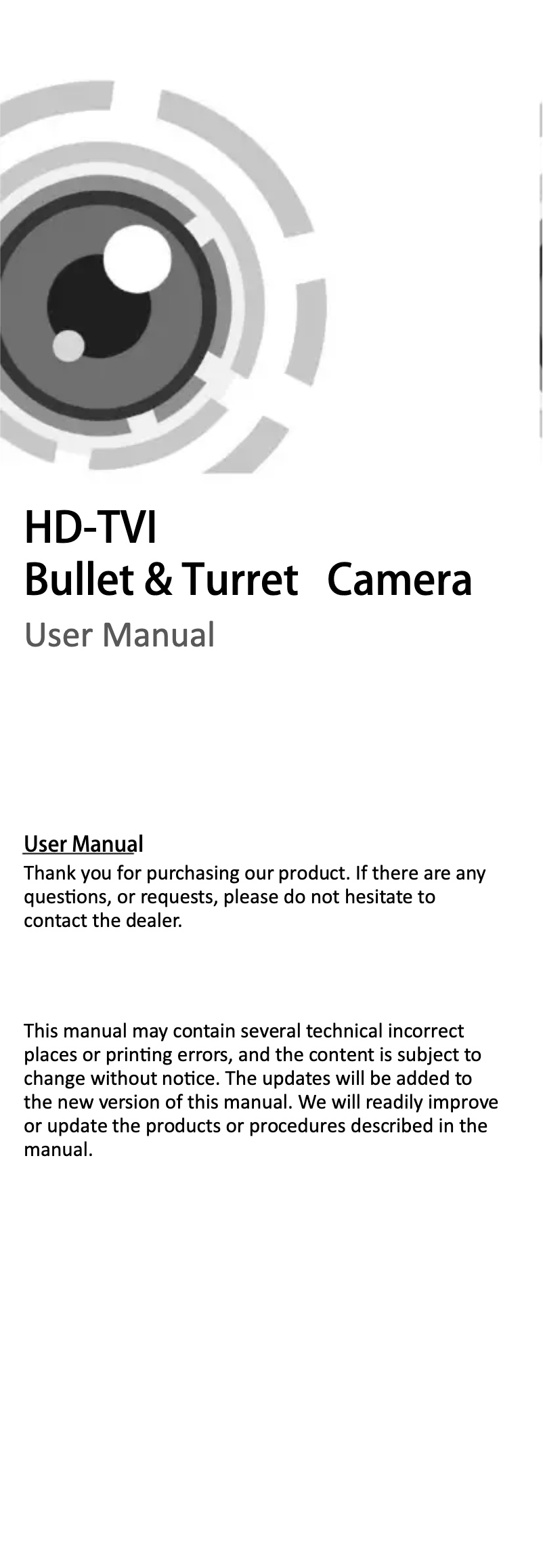 Page 1 of the manual User Manual LTS CMHR96T3DW-Z