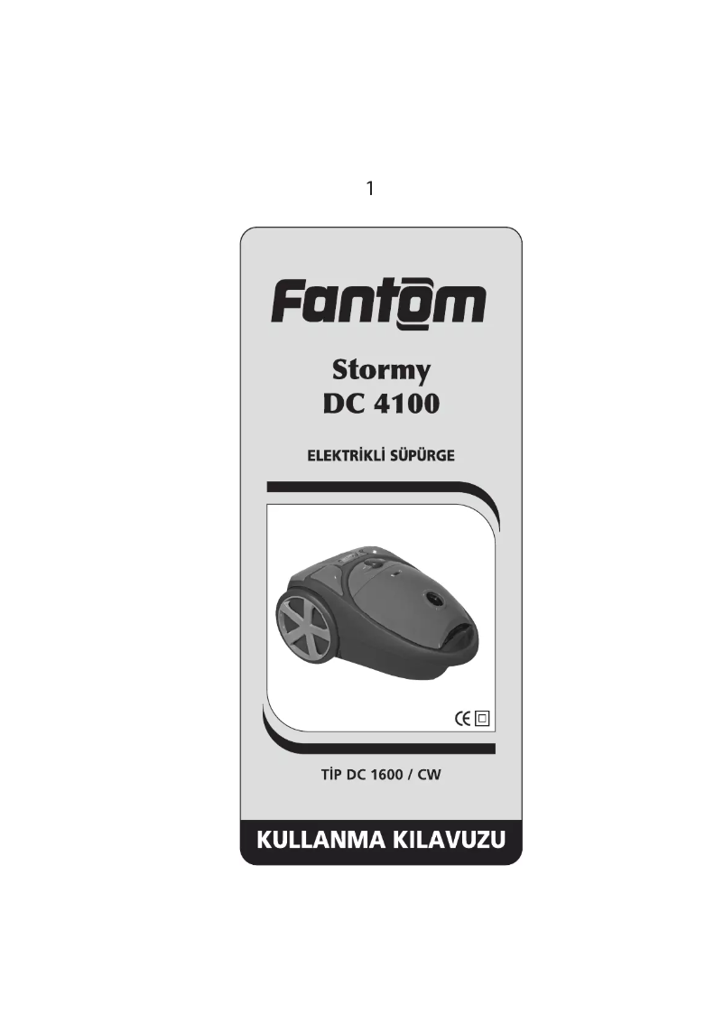 Página 1 del manual Manual de usuario Fantom Stormy DC 4100