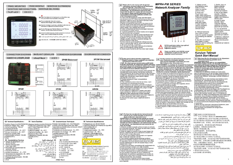 Page 1 de la notice Guide de démarrage rapide ENTES MPR-47S-D