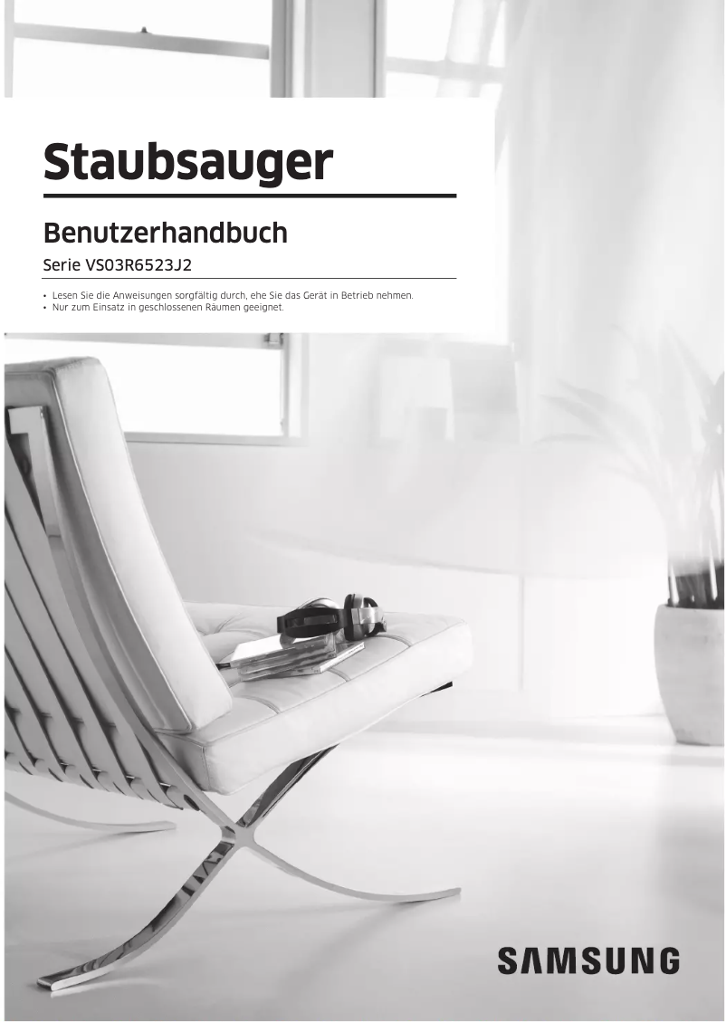 Página 1 del manual Manual de usuario Samsung VS03R6523J1