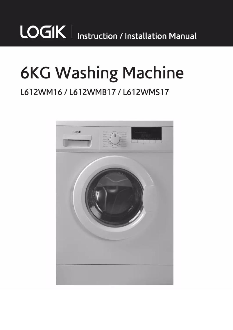 Página 1 del manual Manual de usuario Logik L612WM16