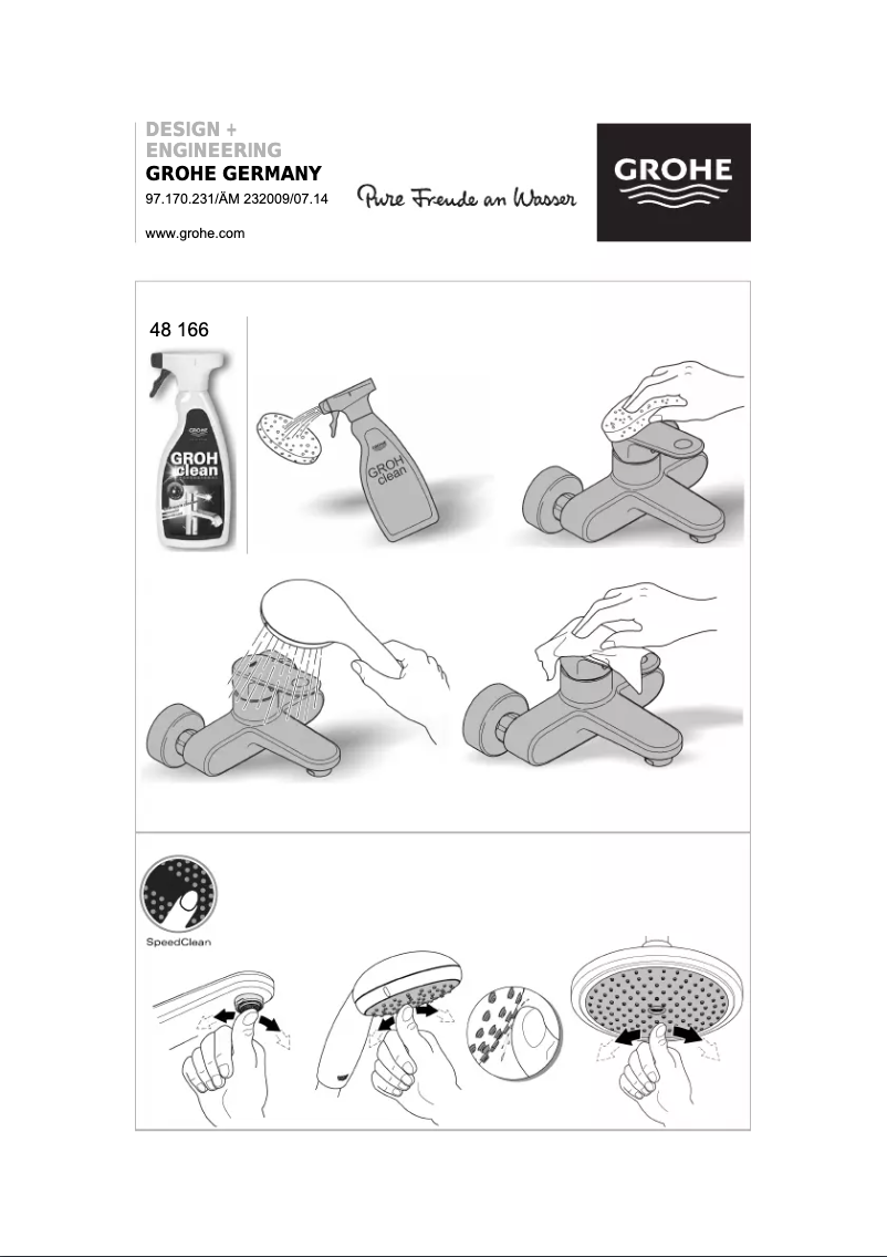 Page 1 of the manual User Manual Grohe Europlus 33155002