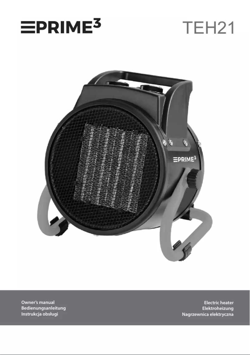 Page 1 de la notice Manuel utilisateur PRIME3 TEH21