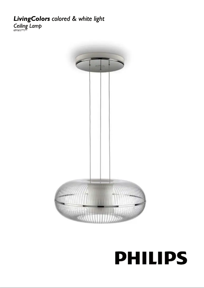 Página 1 del manual Manual de usuario Philips LivingAmbiance 6916160PH