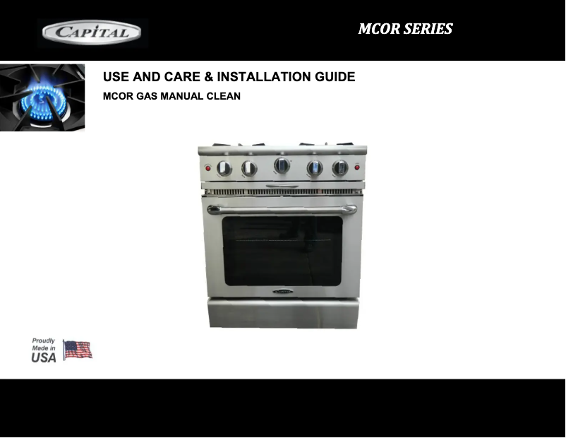 Page 1 de la notice Manuel utilisateur Capital MCOR366-N