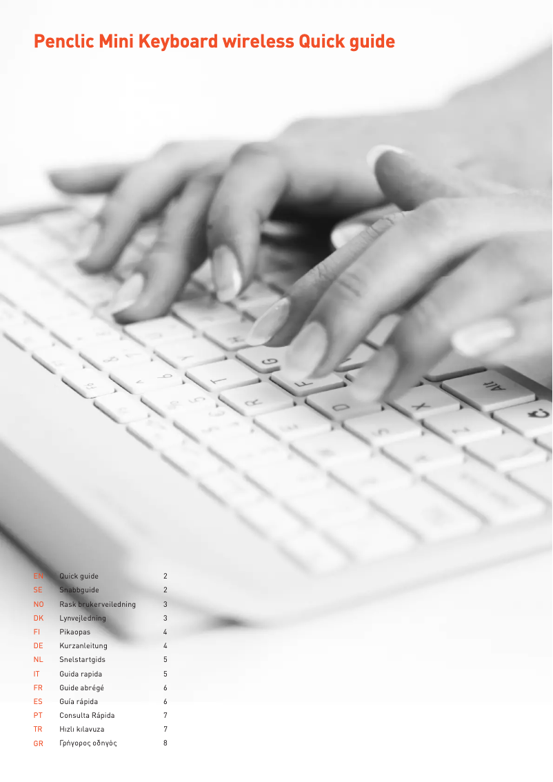 Page 1 of the manual User Manual Penclic K2