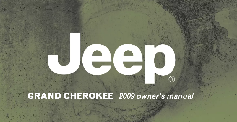 Page 1 de la notice Manuel utilisateur Jeep Grand Cherokee (2009)