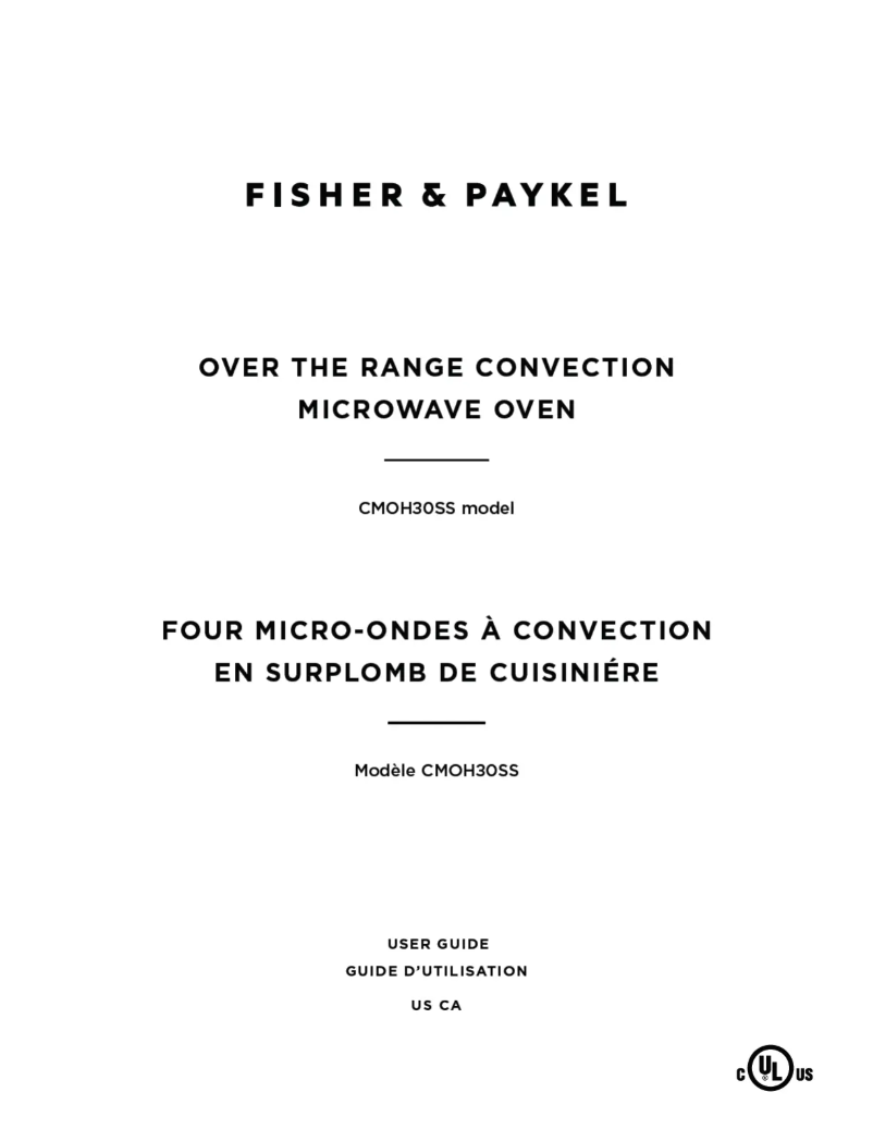 Page 1 de la notice Manuel utilisateur Fisher & Paykel CMOH-30SS-2Y