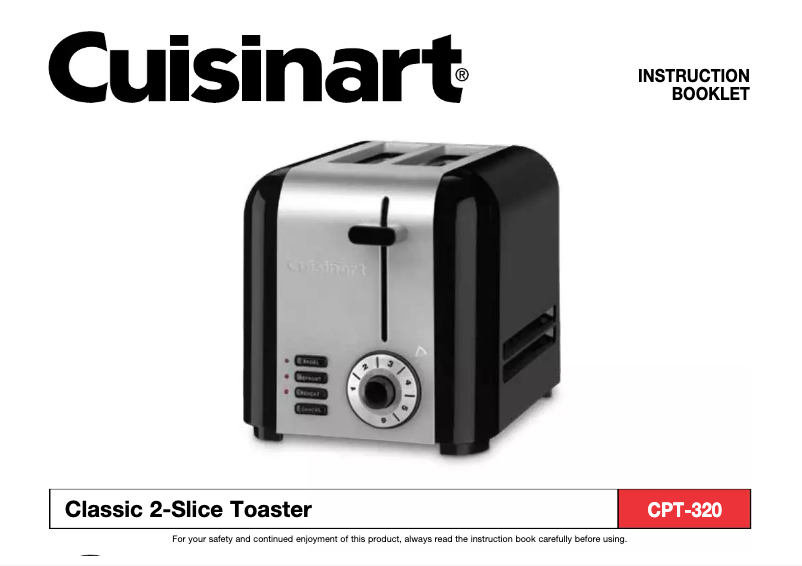 Página 1 del manual Manual de usuario Cuisinart Compact CPT-320