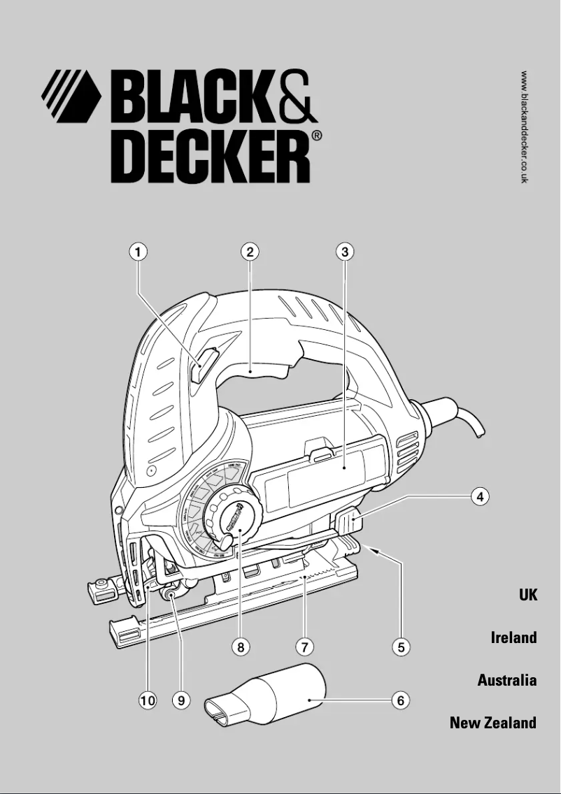 Page 1 de la notice Manuel utilisateur Black & Decker KS850SLW