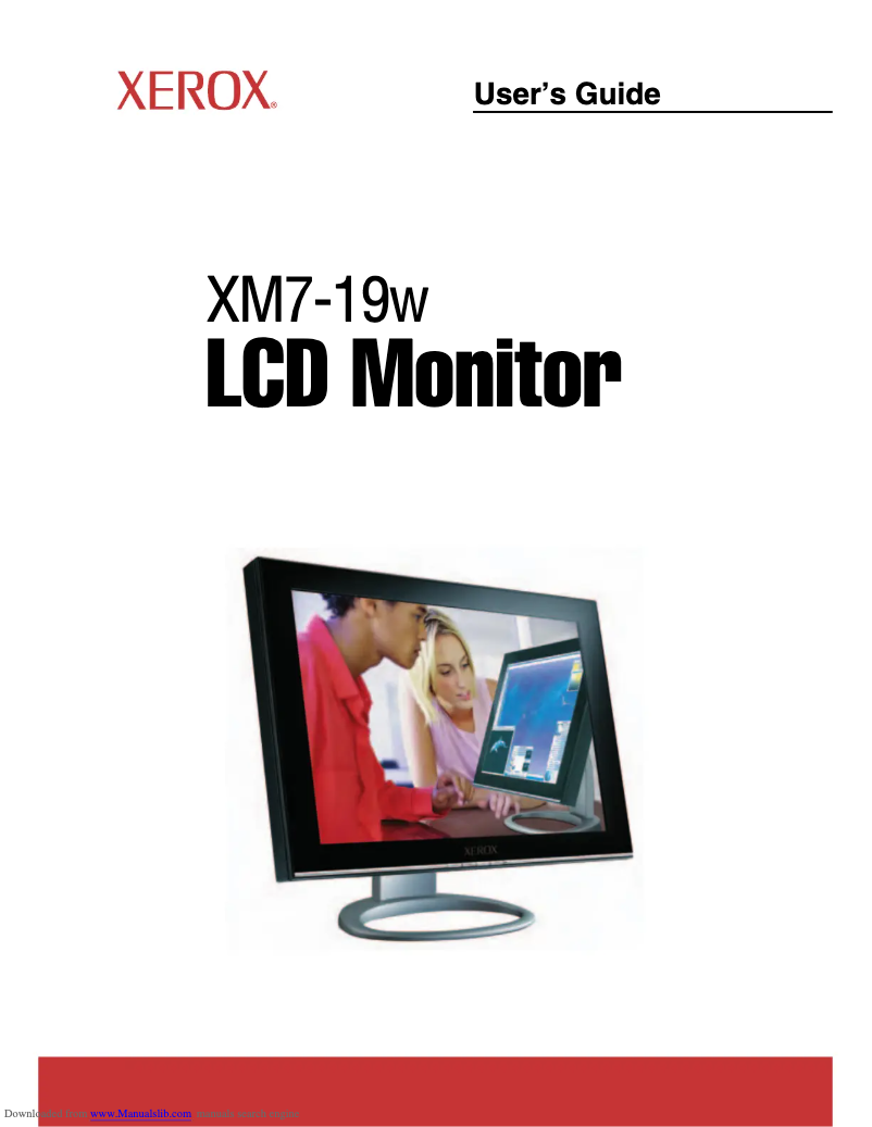 Page 1 de la notice Manuel utilisateur Xerox XM7-20W