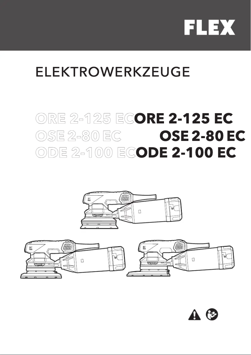 Page 1 de la notice Manuel utilisateur Flex ORE 2-125 EC