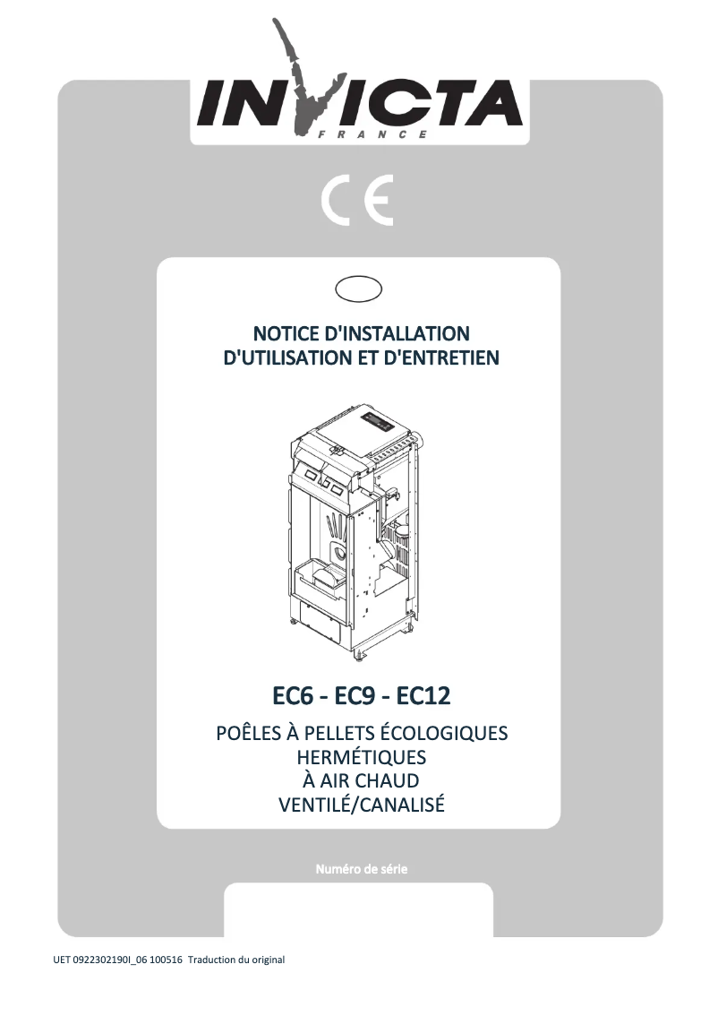 Page 1 of the manual User Manual Invicta EC9