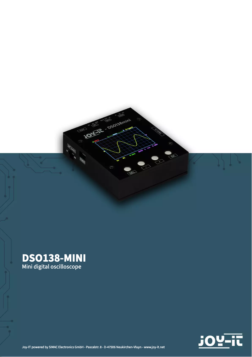 Página 1 del manual Manual de usuario Joy-It DSO-138-Mini